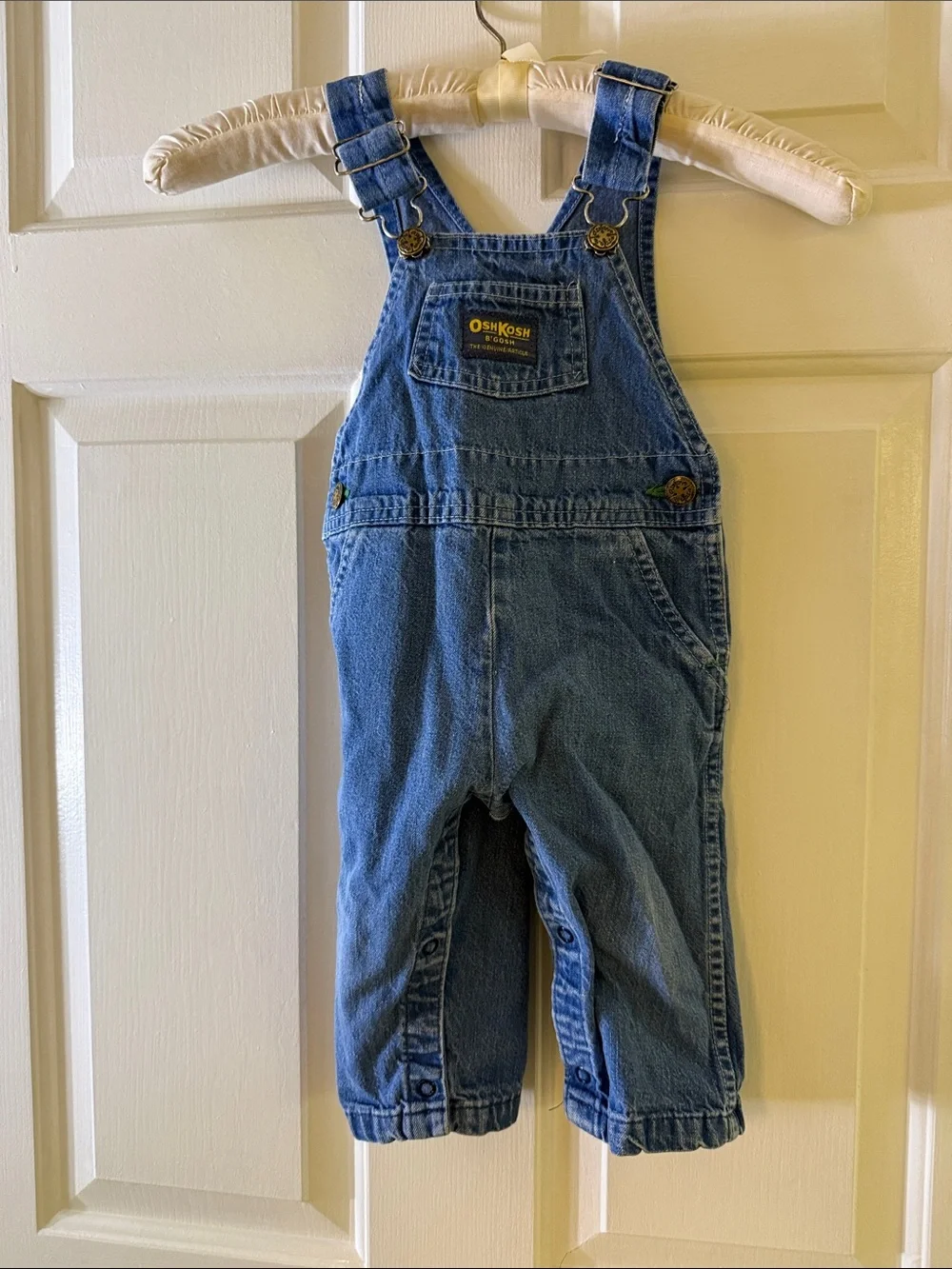 OshKosh B'gosh Classic Denim Overalls in Medium Blue
